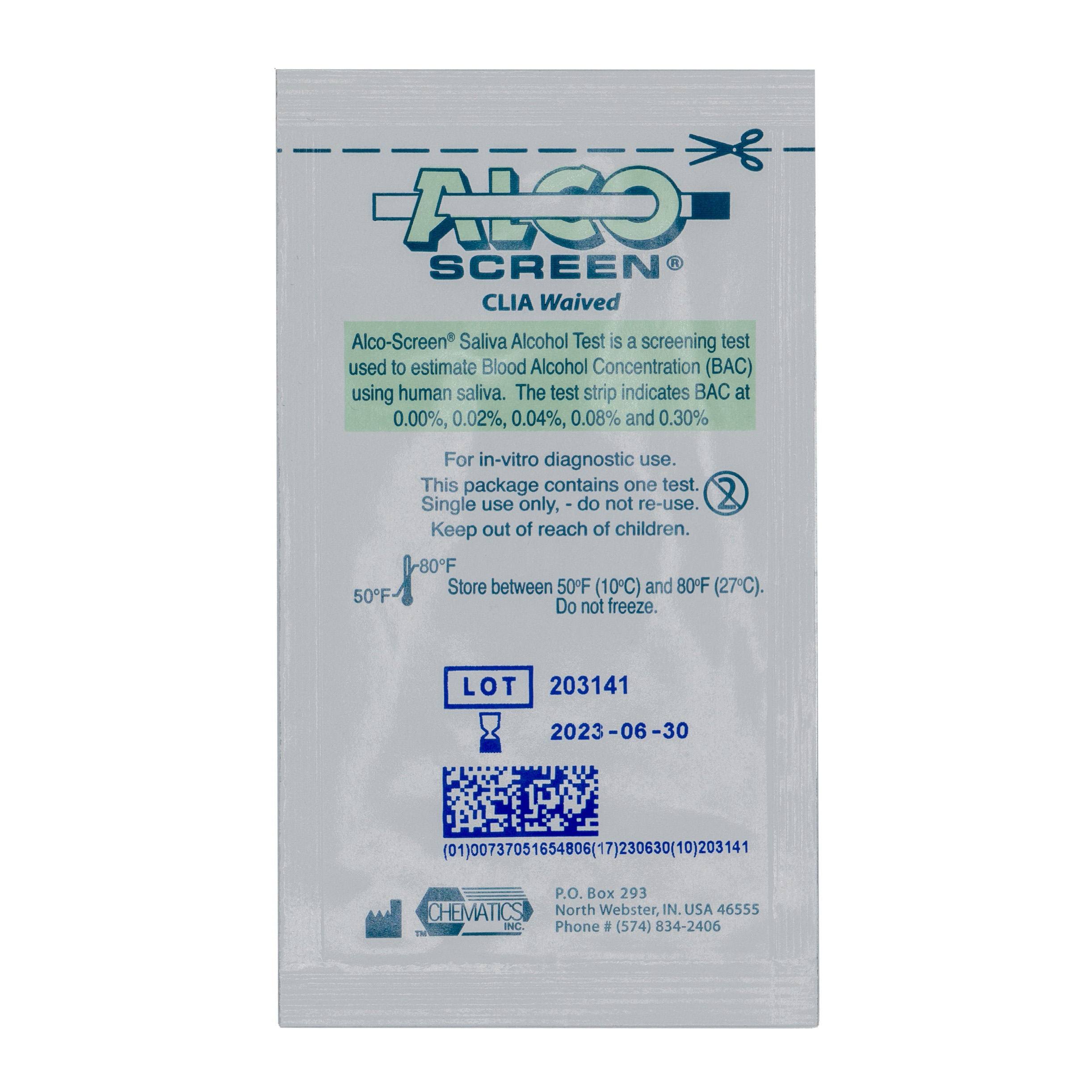 AlcoScreen Alcohol Saliva Test (Box of 24) 